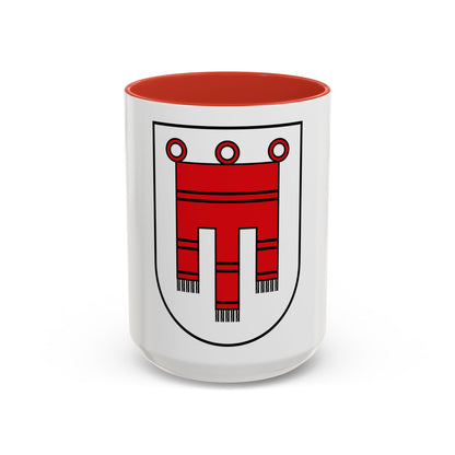 Coat of Arms of Vorarlberg Austria - Accent Coffee Mug