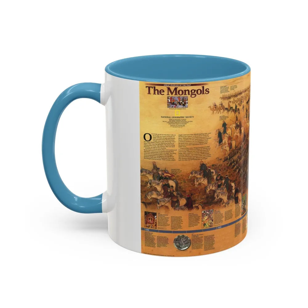 Mongols, The (1996) (Map) Accent Coffee Mug-Go Mug Yourself