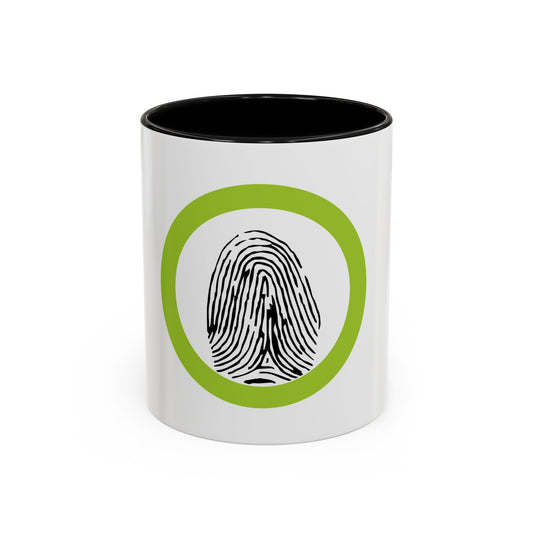 Fingerprinting (Boy Scout Merit Badge) Accent Coffee Mug