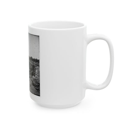 Atlanta, Georgia. Confederate Fort In Front Of Atlanta-2 (U.S. Civil War) White Coffee Mug