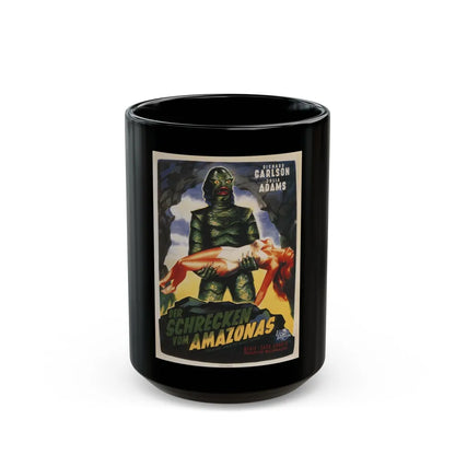 CREATURE FROM THE BLACK LAGOON (3) 1954 Movie Poster - Black Coffee Mug-15oz-Go Mug Yourself