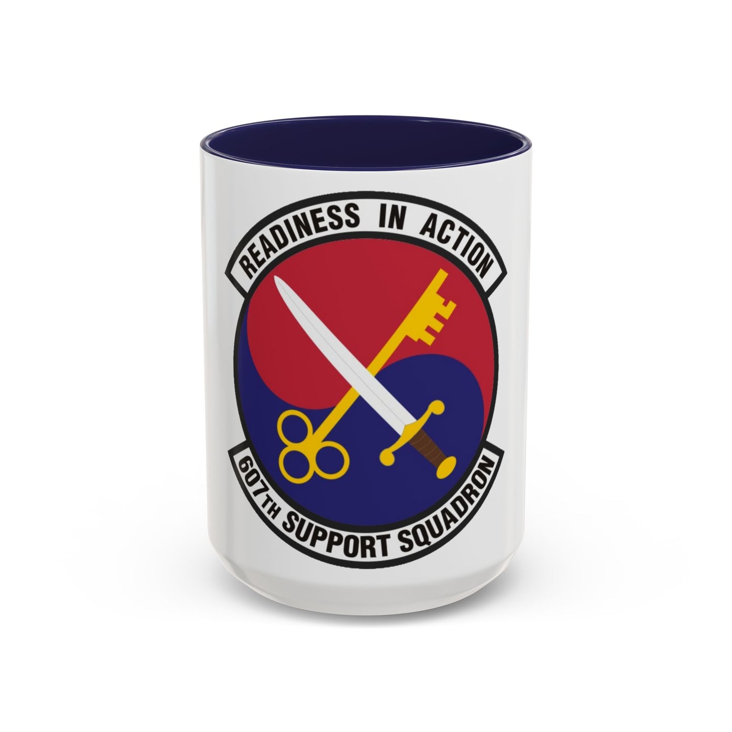 607th Support Squadron (U.S. Air Force) Accent Coffee Mug