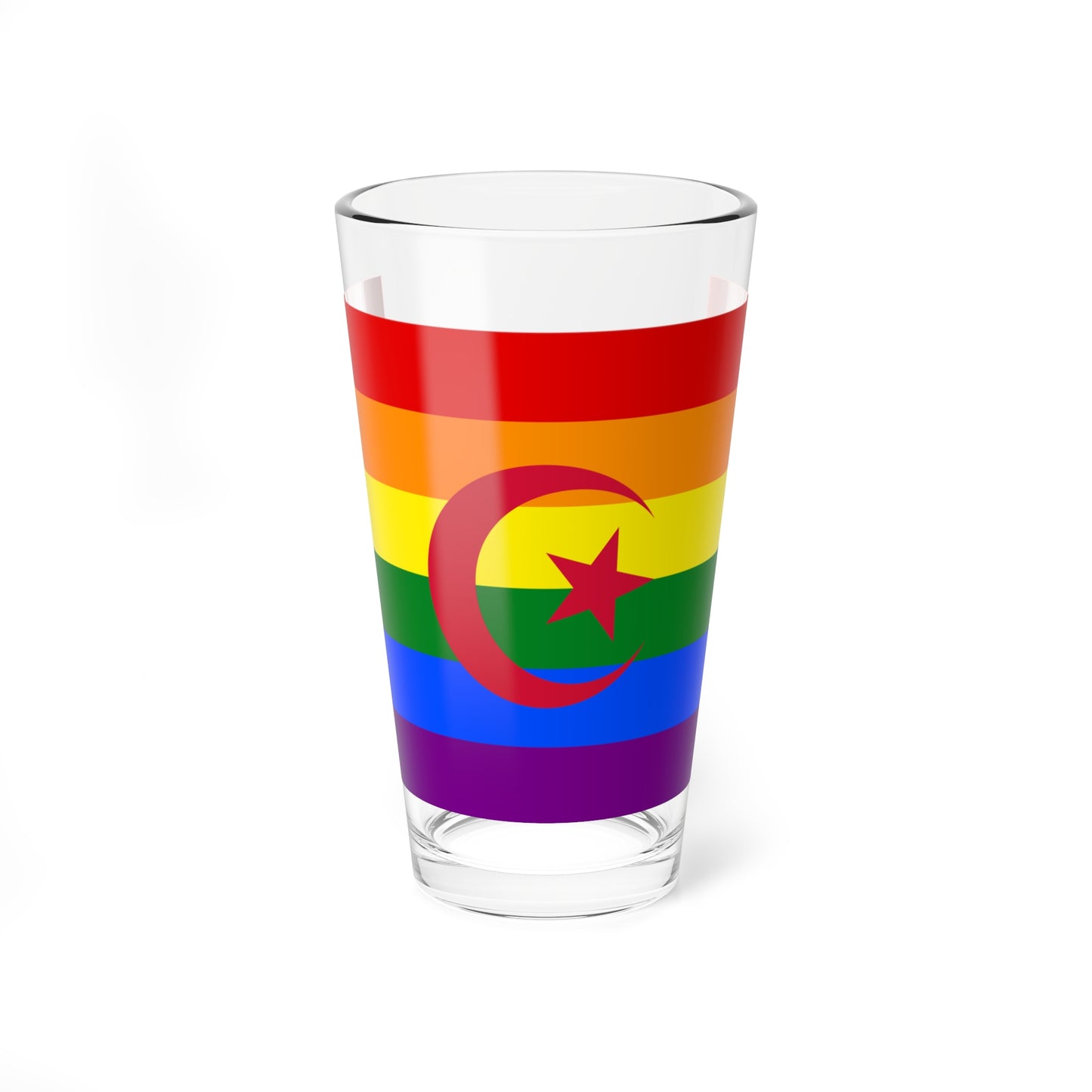 Flag of Algeria Gay Pride (Algeria) Pint Glass 16oz