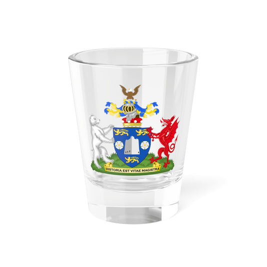 Hauge of Richmond Achievement (United Kingdom) (Coat of Arms) Shot Glass 1.5oz