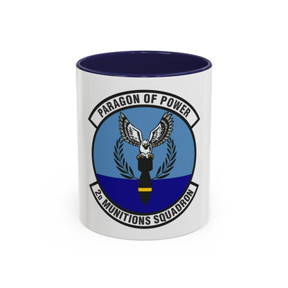 2d Munitions Squadron (U.S. Air Force) Accent Coffee Mug