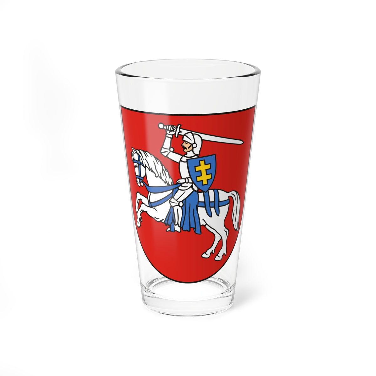 POL województwo poleskie II RP COA (Belarus) (Coat of Arms) Pint Glass 16oz