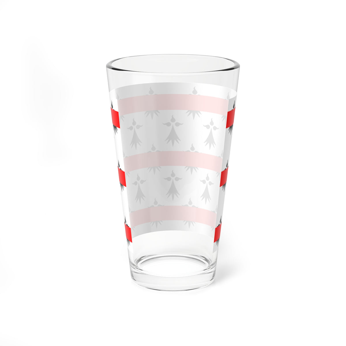 Drapeau de Rostrenen (France) Pint Glass 16oz