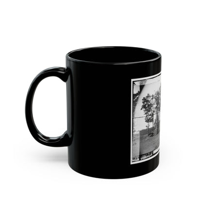 Battlefield Of Cedar Mountain House Riddled With Cannon Balls In Which Gen. Winder Was Killed (U.S. Civil War) Black Coffee Mug