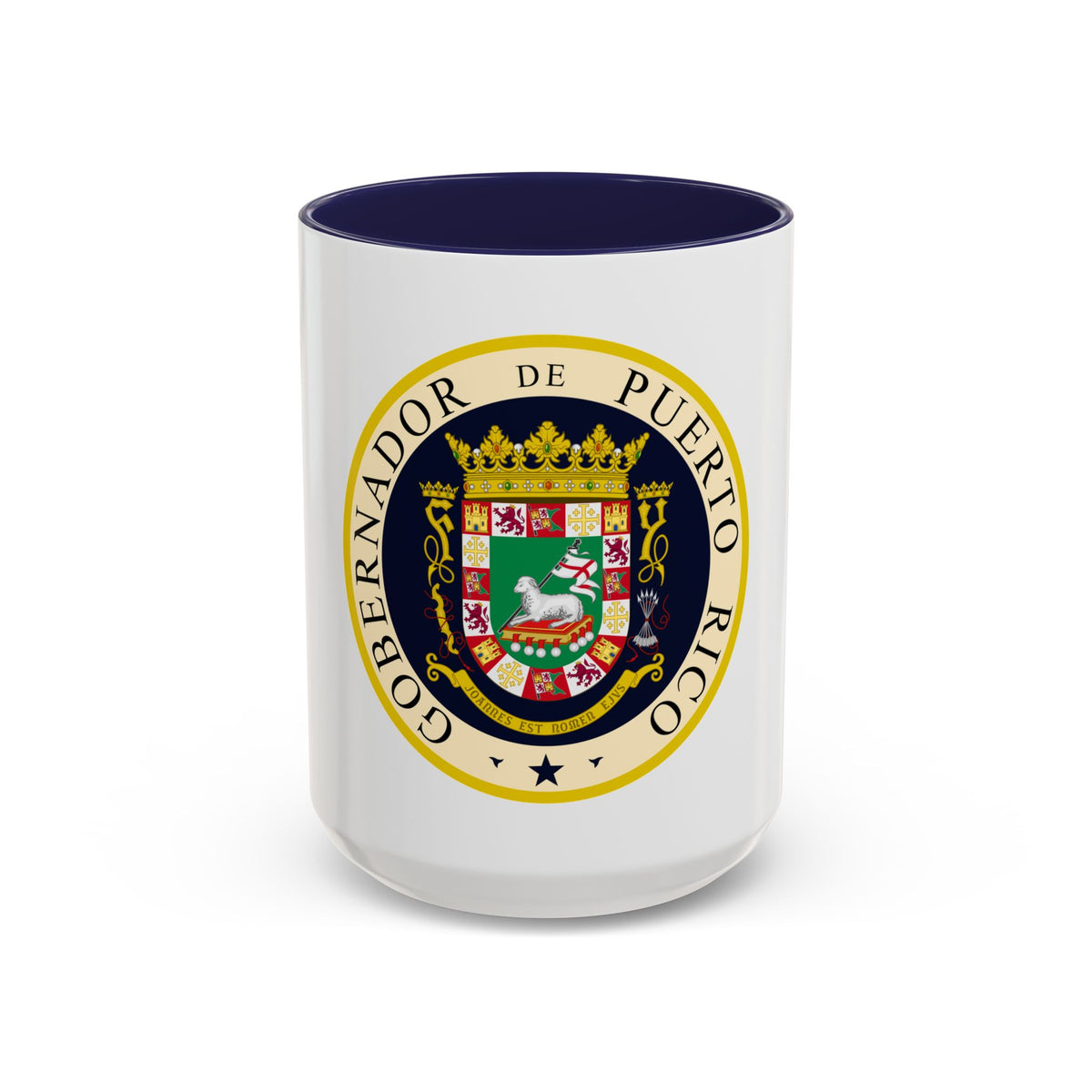Seal of the Governor of Puerto Rico - Accent Coffee Mug