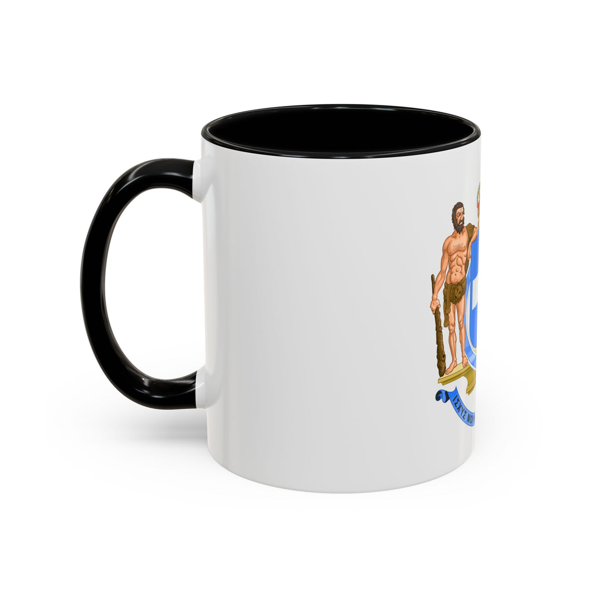 Coat of Arms of Greece (blue cross) - Accent Coffee Mug
