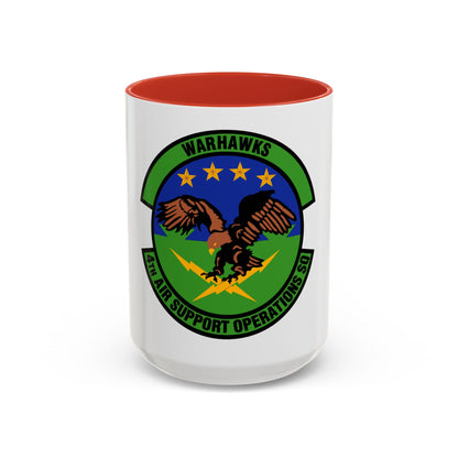 4 Air Support Operations Sq USAFE (U.S. Air Force) Accent Coffee Mug