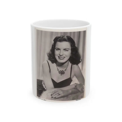 Faith Domergue #197 (Vintage Female Icon) White Coffee Mug-11oz-Go Mug Yourself