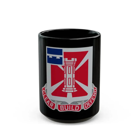363 Engineer Battalion (U.S. Army) Black Coffee Mug 15oz - Go Mug Yourself