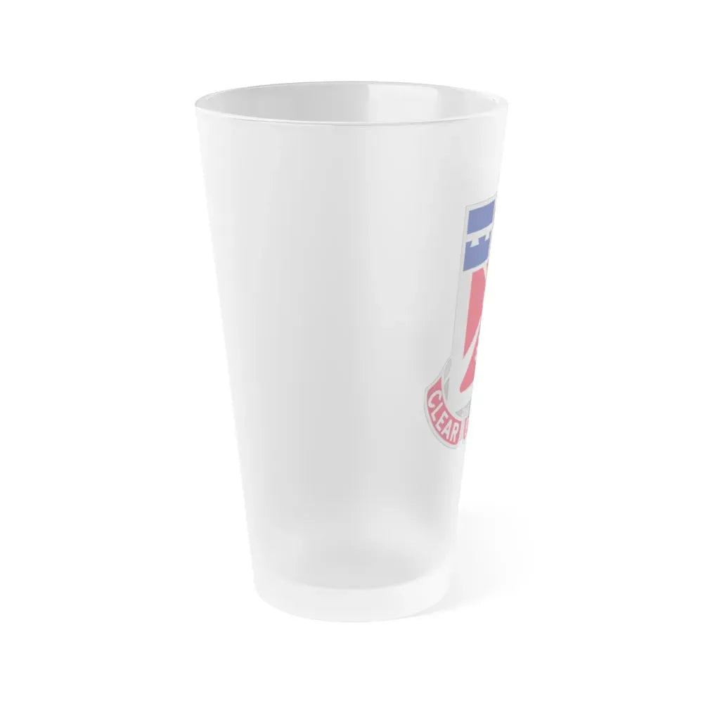 363 Engineer Battalion (U.S. Army) Frosted Pint Glass 16oz - Go Mug Yourself