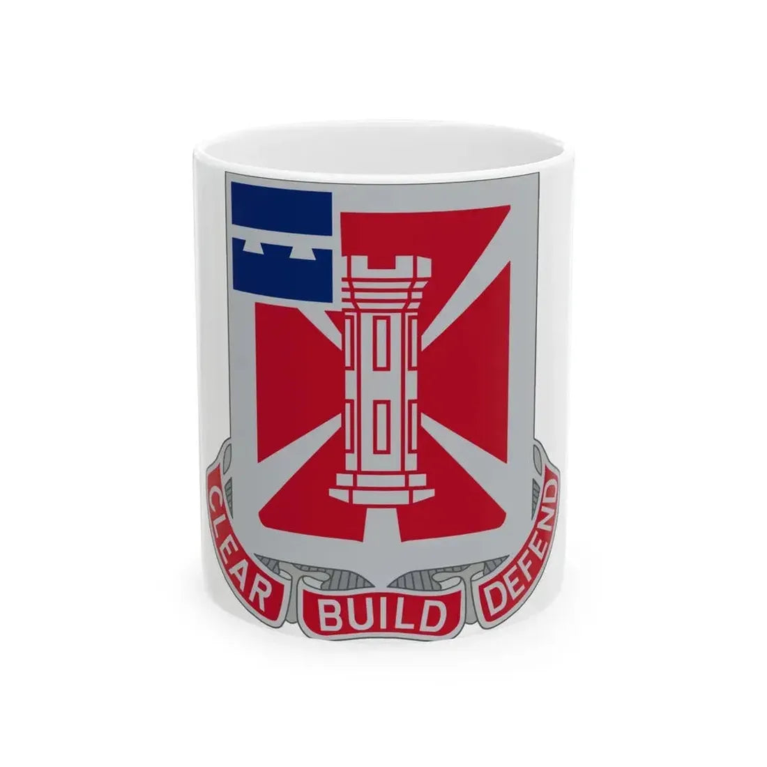 363 Engineer Battalion (U.S. Army) White Coffee Mug 11oz - Go Mug Yourself
