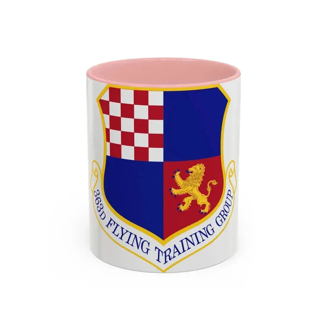 363 Flying Training Group ACC (U.S. Air Force) Accent Coffee Mug 11oz Pink - Go Mug Yourself