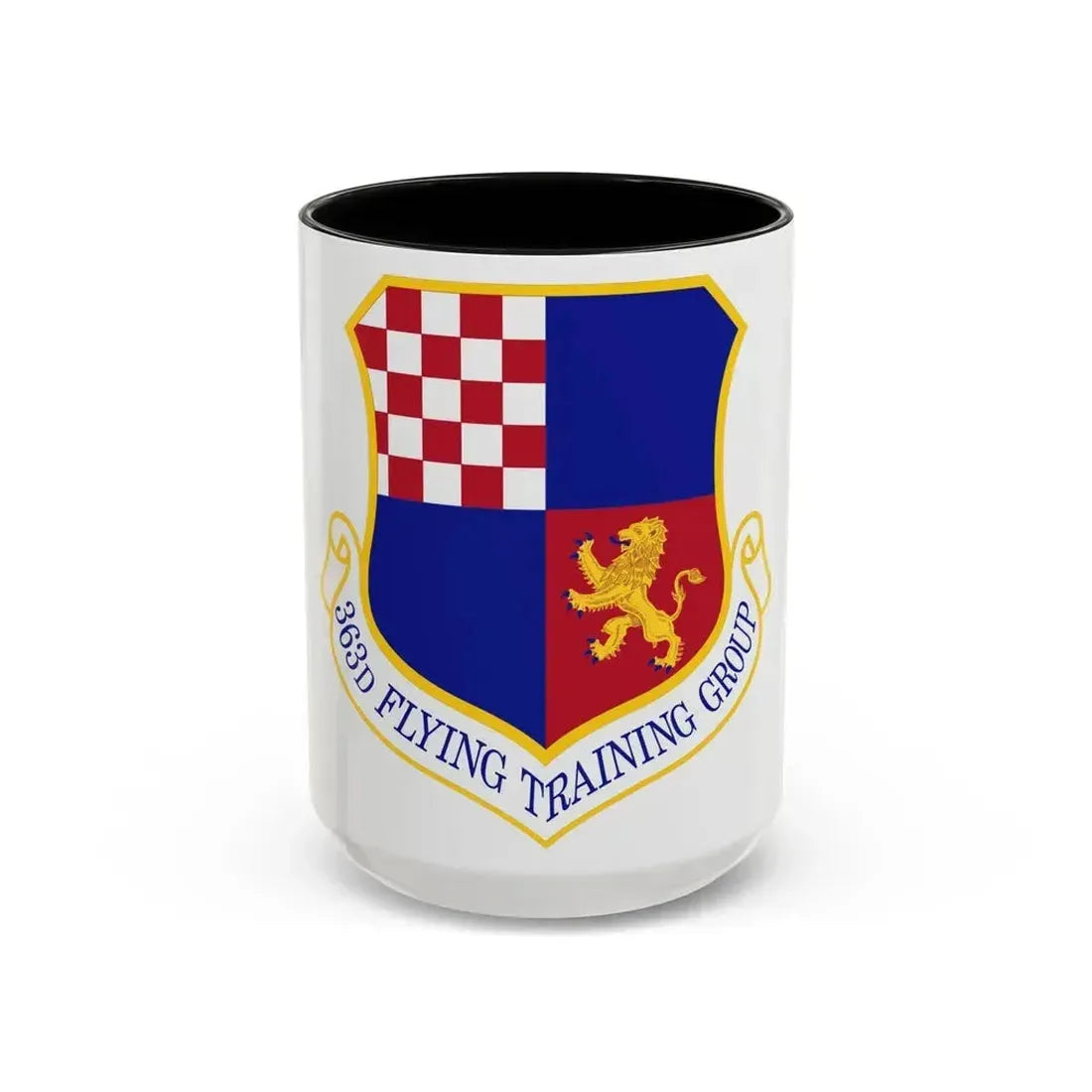 363 Flying Training Group ACC (U.S. Air Force) Accent Coffee Mug 15oz Black - Go Mug Yourself