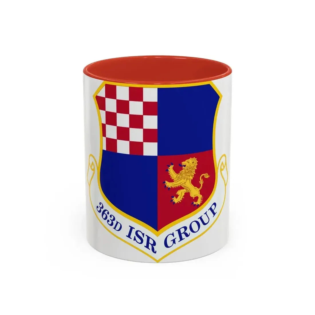 363 Intelligence Surveillance and Reconnaissance Group ACC (U.S. Air Force) Accent Coffee Mug 11oz Red - Go Mug Yourself