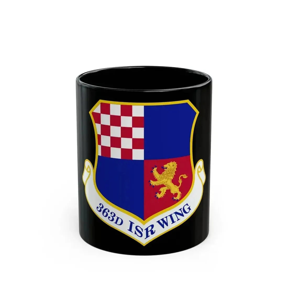 363 Intelligence Surveillance and Reconnaissance Wing ACC (U.S. Air Force) Black Coffee Mug 11oz - Go Mug Yourself