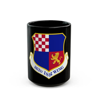 363 Intelligence Surveillance and Reconnaissance Wing ACC (U.S. Air Force) Black Coffee Mug 15oz - Go Mug Yourself