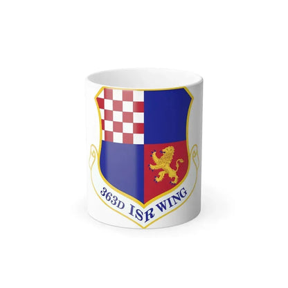 363 Intelligence Surveillance and Reconnaissance Wing ACC (U.S. Air Force) Color Changing Coffee Mug 11oz - Go Mug Yourself
