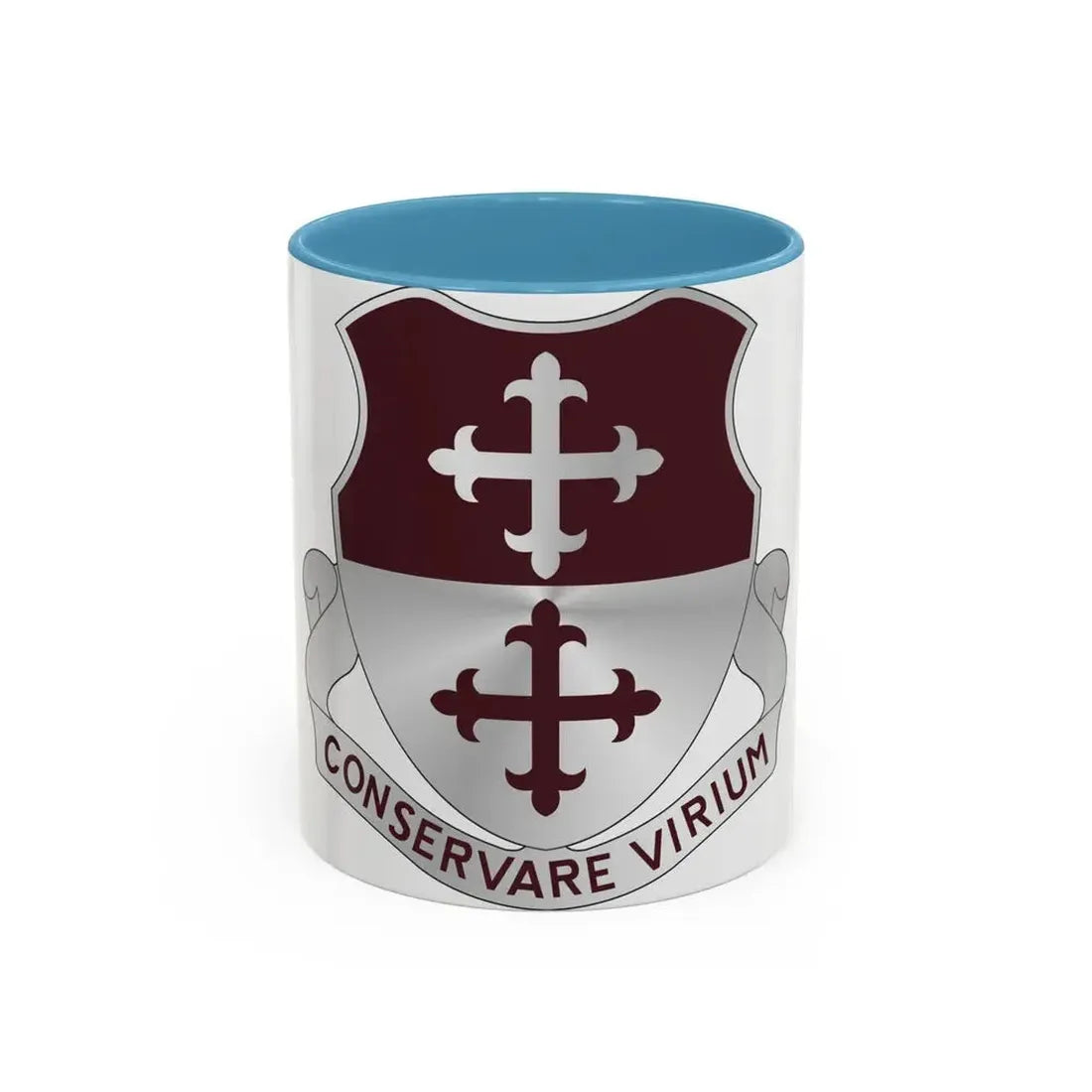 363 Medical Battalion (U.S. Army) Accent Coffee Mug 11oz Light Blue - Go Mug Yourself