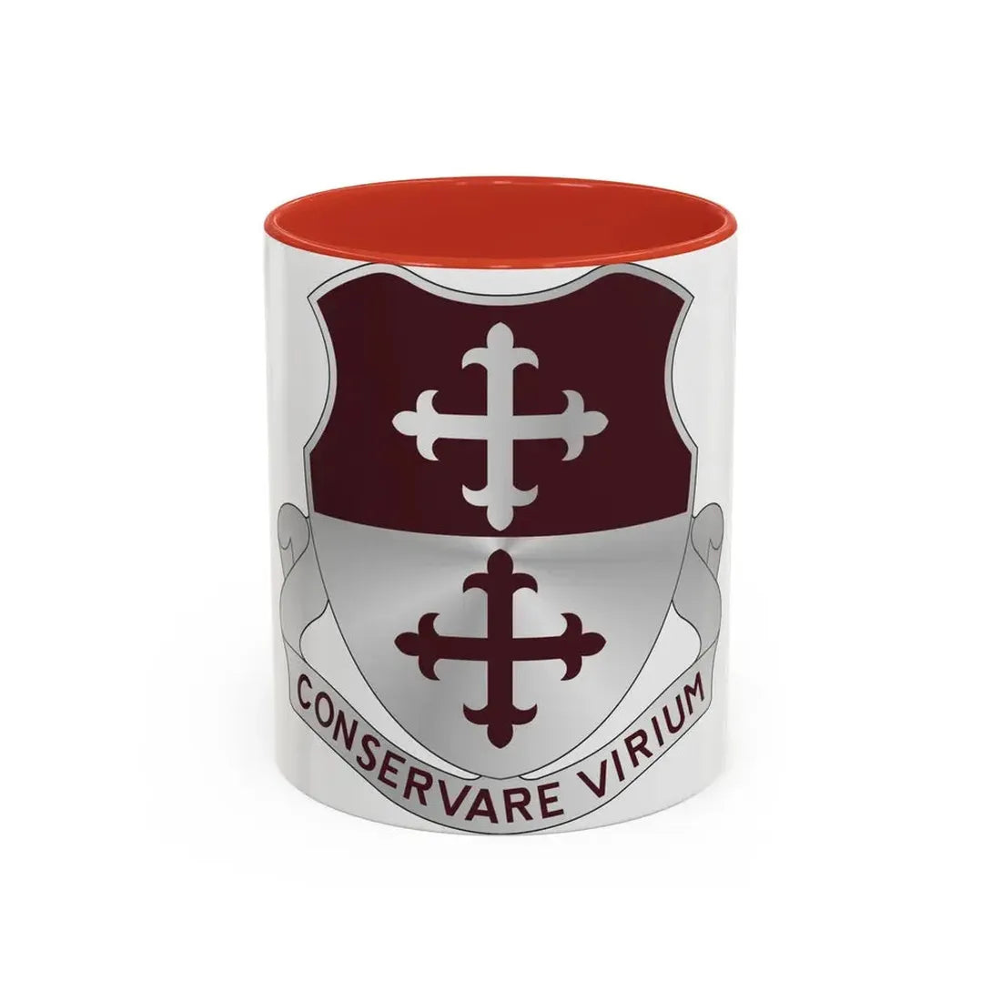 363 Medical Battalion (U.S. Army) Accent Coffee Mug 11oz Red - Go Mug Yourself