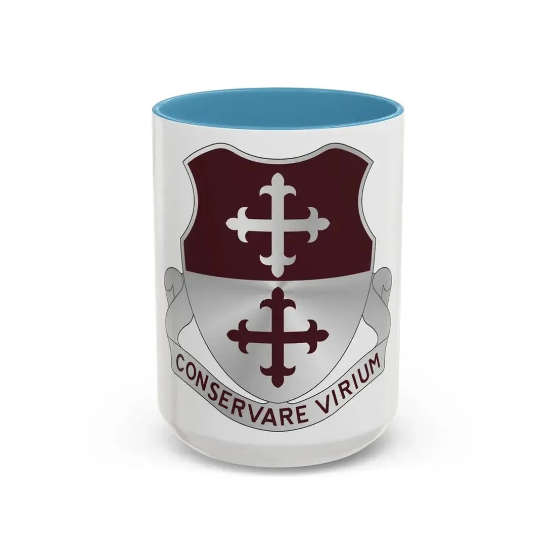 363 Medical Battalion (U.S. Army) Accent Coffee Mug 15oz Light Blue - Go Mug Yourself