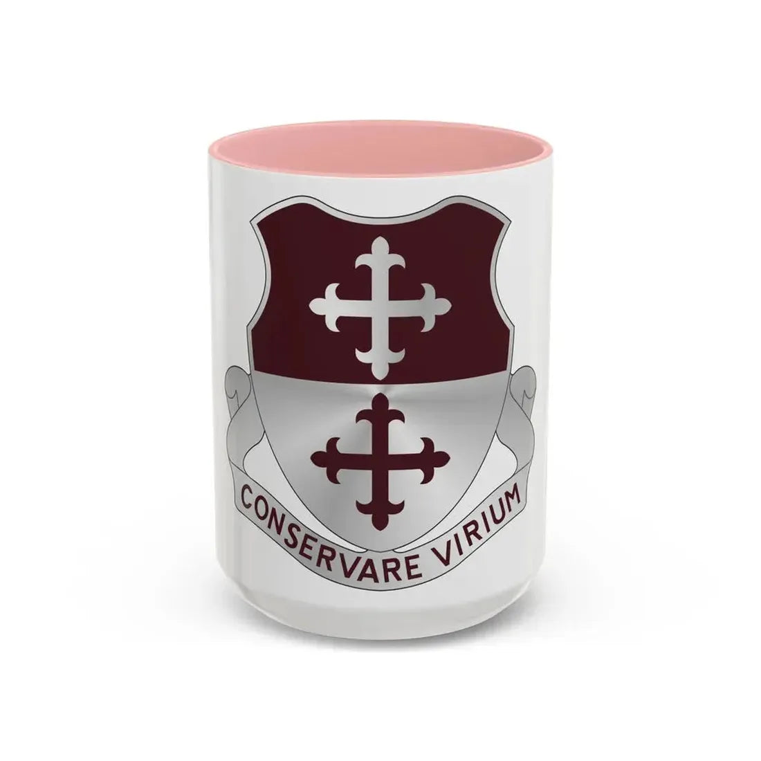 363 Medical Battalion (U.S. Army) Accent Coffee Mug 15oz Pink - Go Mug Yourself