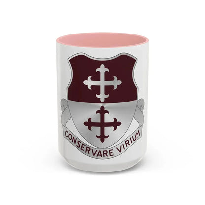 363 Medical Battalion (U.S. Army) Accent Coffee Mug 15oz Pink - Go Mug Yourself