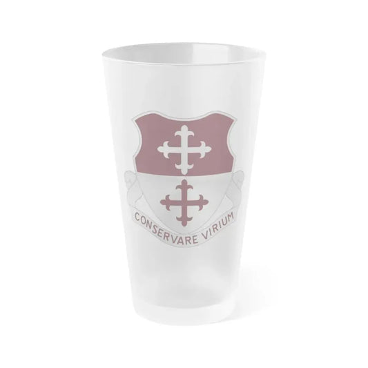 363 Medical Battalion (U.S. Army) Frosted Pint Glass 16oz Default Title - Go Mug Yourself