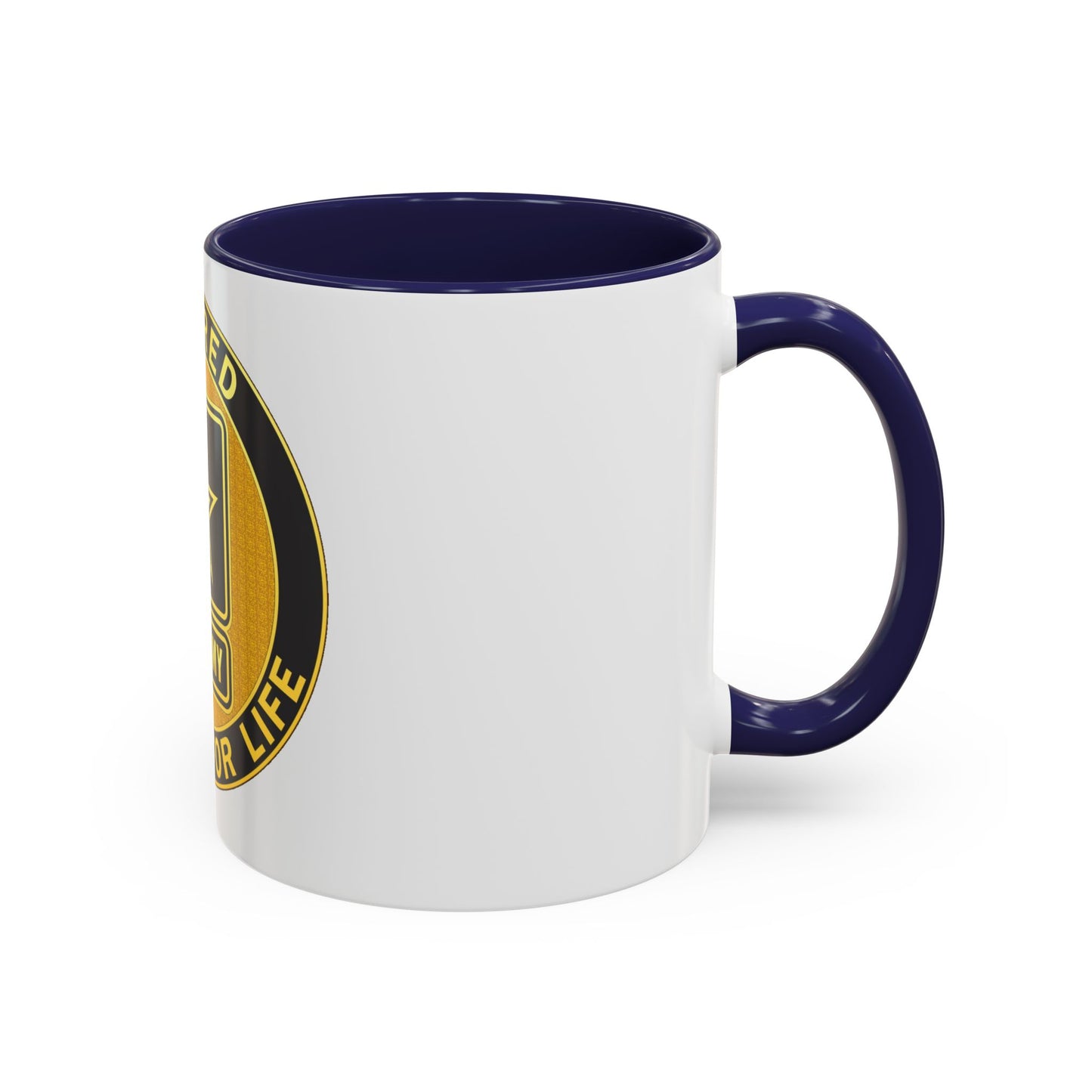 Retired Service Identification Badge (U.S. Army) Accent Coffee Mug