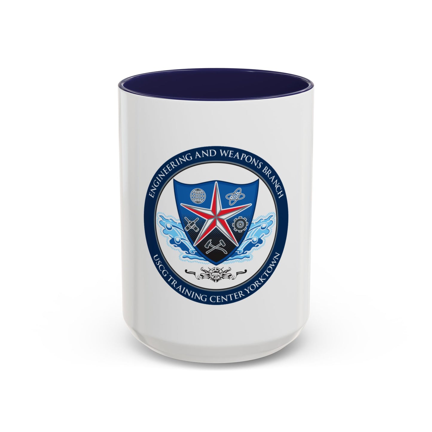 USCGC Training Yorktown (U.S. Coast Guard) Accent Coffee Mug