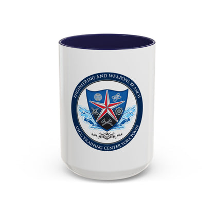 USCGC Training Yorktown (U.S. Coast Guard) Accent Coffee Mug