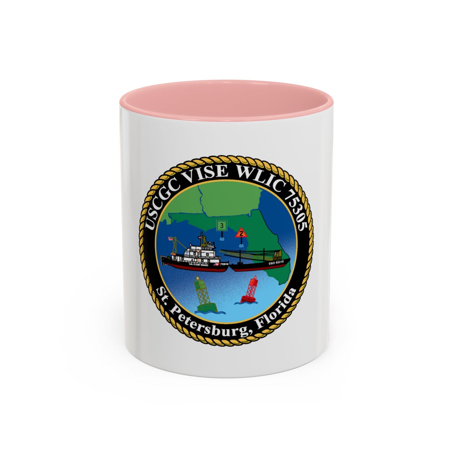 USCGC VISE WLIC 75305 (U.S. Coast Guard) Accent Coffee Mug