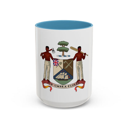 Coat of arms of British Honduras (1907-1967) - Accent Coffee Mug