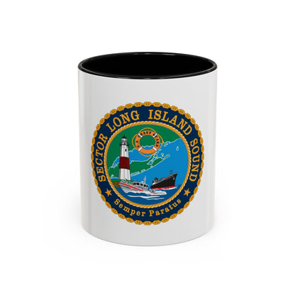USCG Sector Long Island Sound (U.S. Coast Guard) Accent Coffee Mug