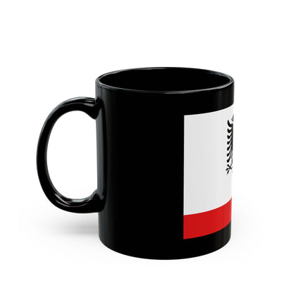 Naval Ensign of Albania - Black Coffee Mug