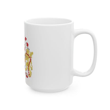 Coat of Arms Melbourne Australia - White Coffee Mug