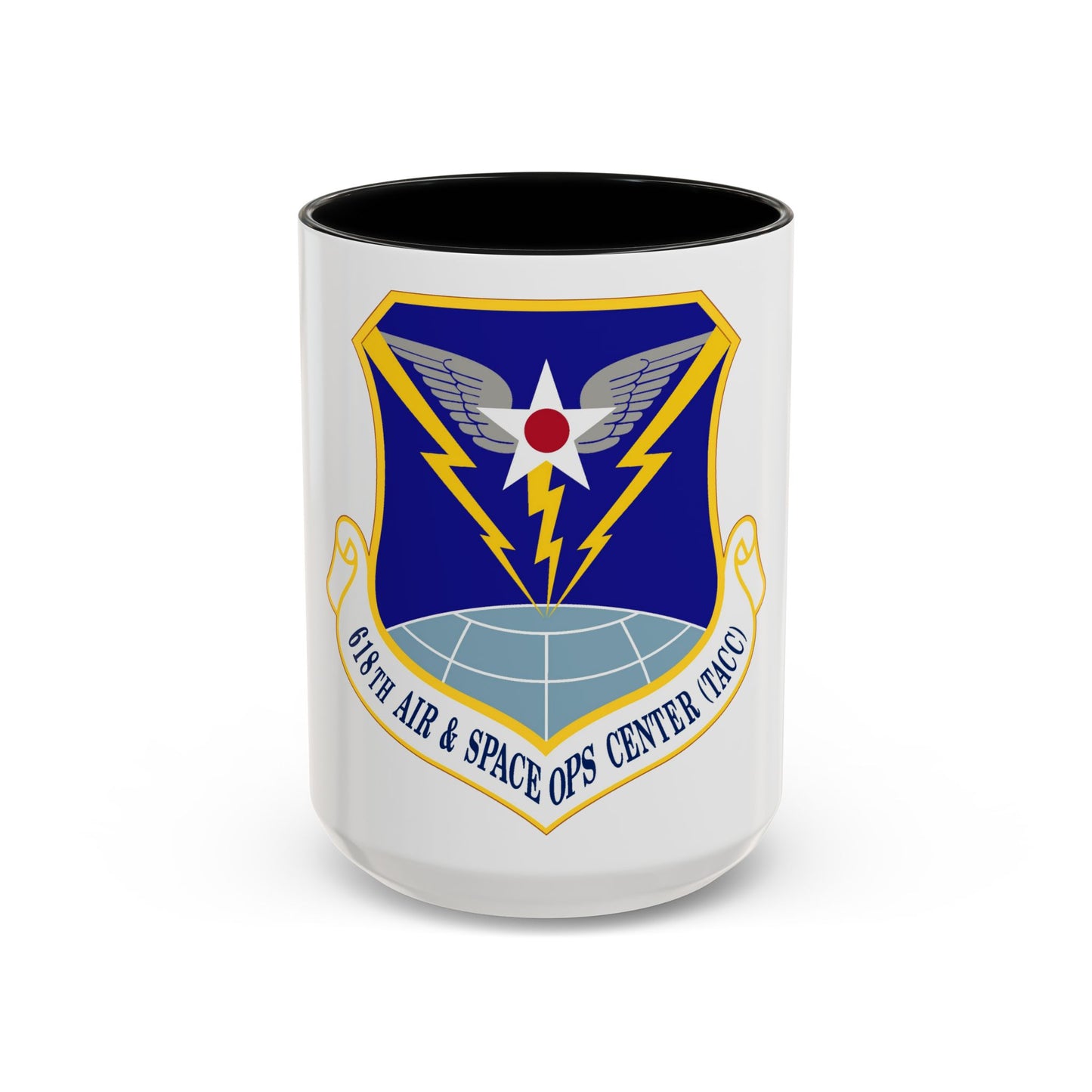 618 Air Operations Center AMC (U.S. Air Force) Accent Coffee Mug