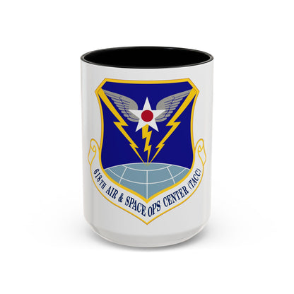 618 Air Operations Center AMC (U.S. Air Force) Accent Coffee Mug