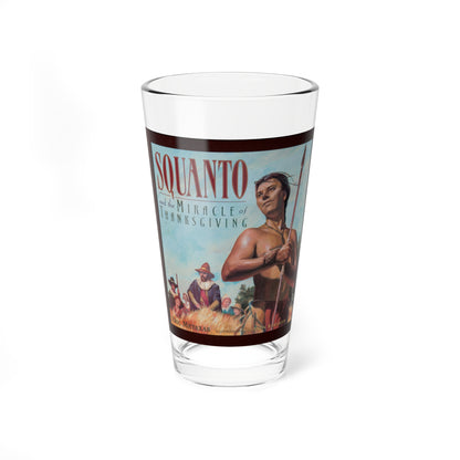 Squanto and the Miracle of Thanksgiving, interior illustrations (cover), 2012 (Magazine Illustration) Pint Glass 16oz