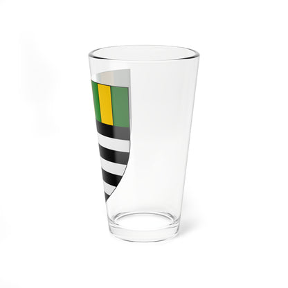Denis Blundell Arms (New Zealand) (Coat of Arms) Pint Glass 16oz