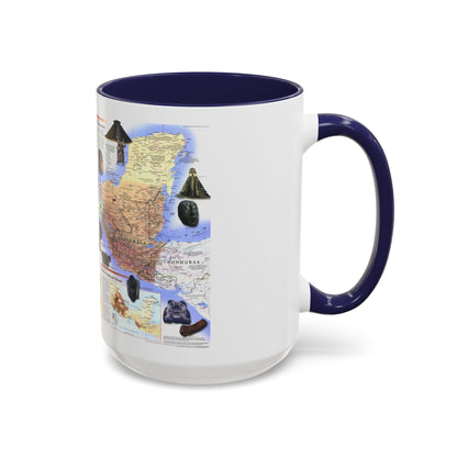 North America - Ancient Mesoamerica (1997) (Map) Accent Coffee Mug
