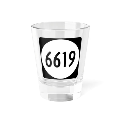 PR tertiary 6619 (Puerto Rico) (Road Sign) Shot Glass 1.5oz
