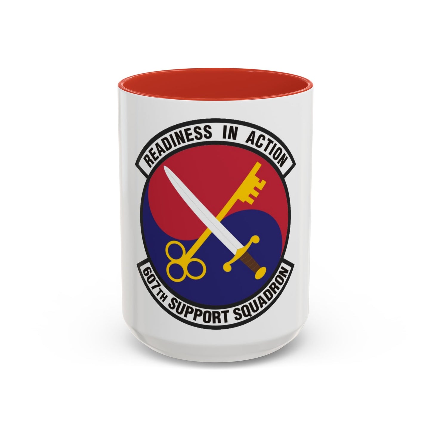 607th Support Squadron (U.S. Air Force) Accent Coffee Mug