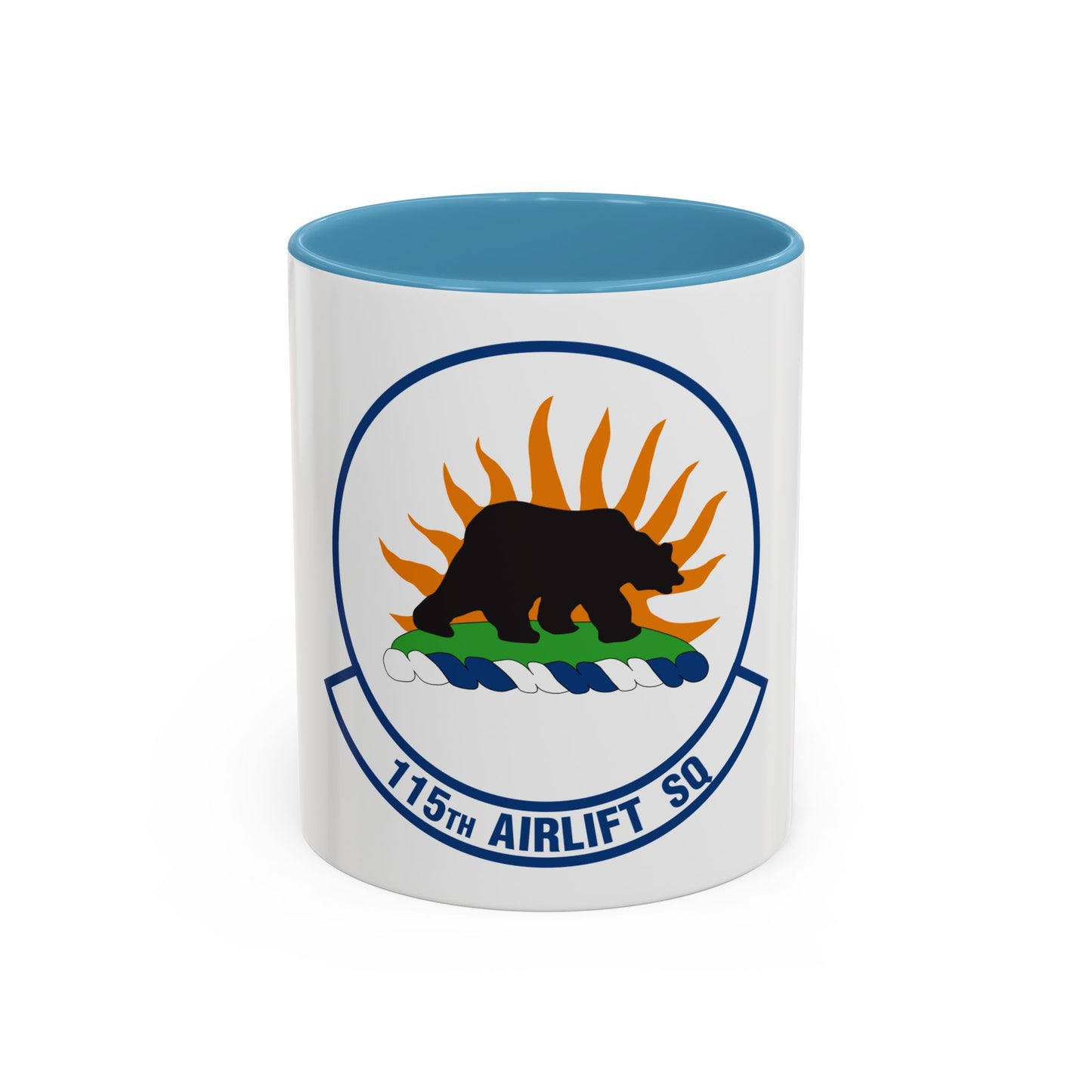 115 Airlift Squadron (U.S. Air Force) Accent Coffee Mug