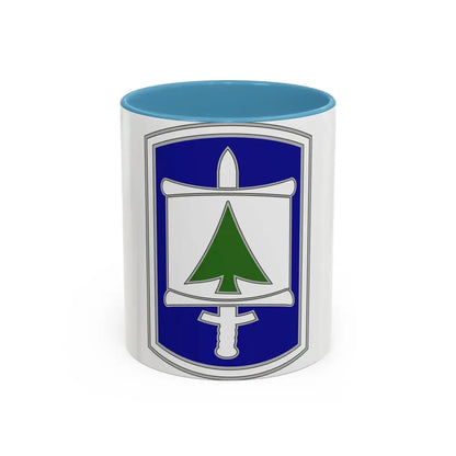 364 Civil Affairs Brigade (U.S. Army) Accent Coffee Mug 11oz Light Blue - Go Mug Yourself