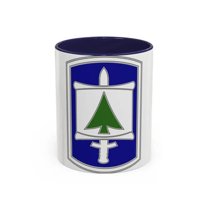 364 Civil Affairs Brigade (U.S. Army) Accent Coffee Mug 11oz Navy - Go Mug Yourself