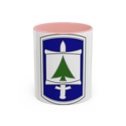 364 Civil Affairs Brigade (U.S. Army) Accent Coffee Mug 11oz Pink - Go Mug Yourself
